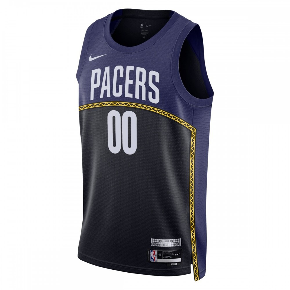 Indiana Pacers Unisex 2022/23 Swingman Custom Jersey - City Edition - Blue-Pro Kit Vault | Brand New 26/27 Sports Jerseys